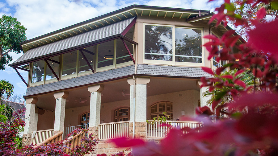 Woollahra Gallery at Redleaf as viewed from Blackburn Gardens