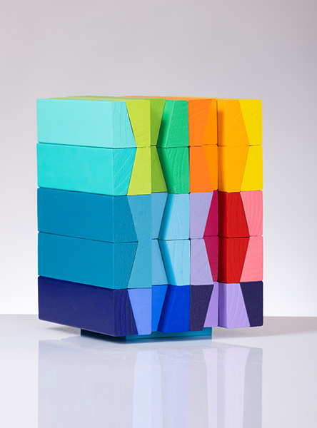 Nuha Saad, Stack (Home), 2024. Courtesy of James Makin Gallery.